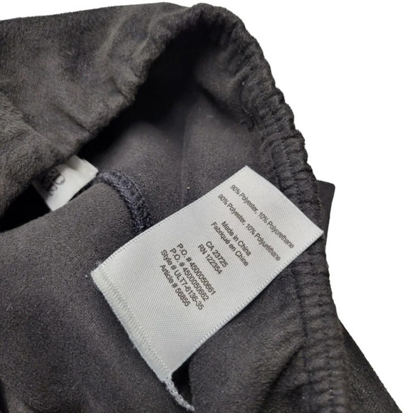 Aritzia Wilfred Free Daria Black Faux Suede Leggings Size XS - Picture 5 of 7